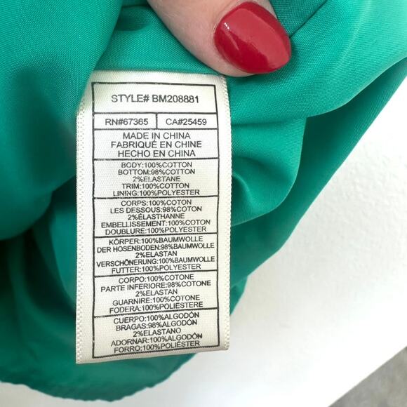 BB Dakota by Steve Madden Vivid Green Mini Dress, Size M, Preowned - Picture 7 of 10